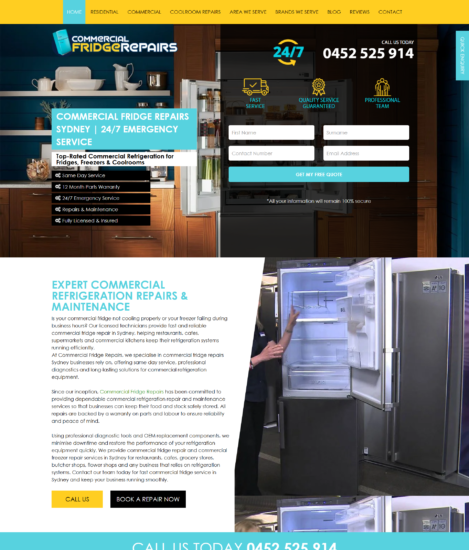 Commercial Fridge Repairs Sydney